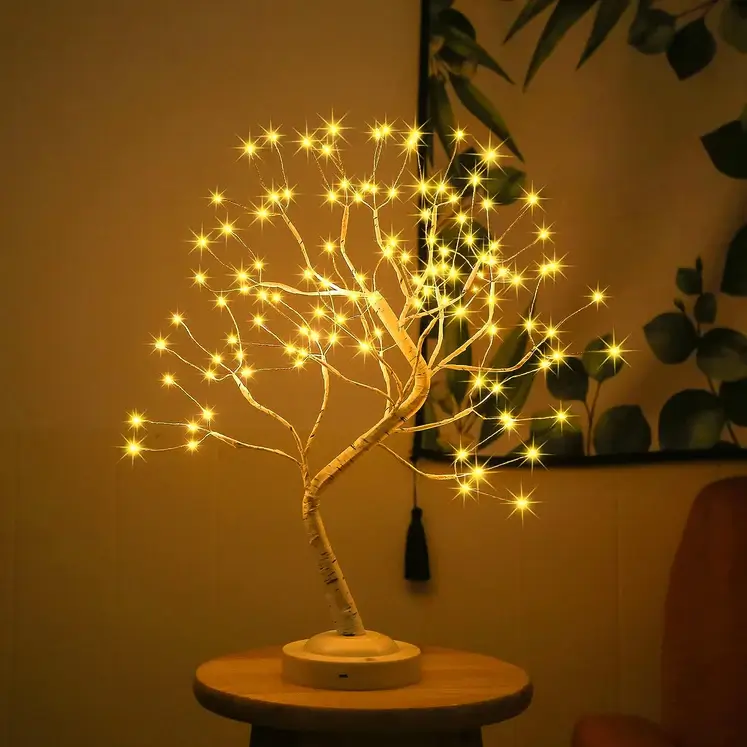 Popular LED Birch Tree Lamp: 8 Modes, USB/Battery, Timer - Home & Event Decor
