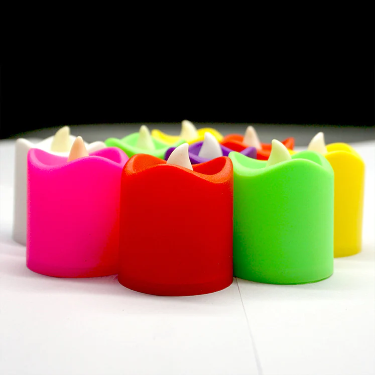 24 PCS FESTIVAL DECORATIVE - LED TEALIGHT CANDLES | BATTERY OPERATED CANDLE IDEAL FOR PARTY, WEDDING, BIRTHDAY, GIFTS (MULTI COLOR)